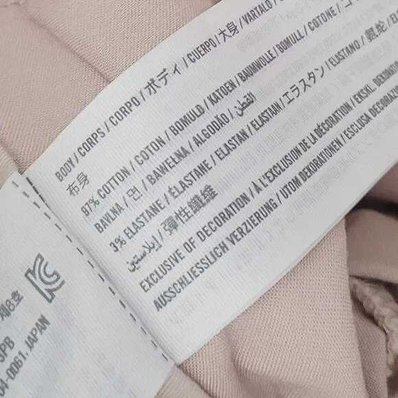 Abercrombie & Fitch Wide Leg High Rise Khaki Pants Size 31/12 - Picture 4 of 7